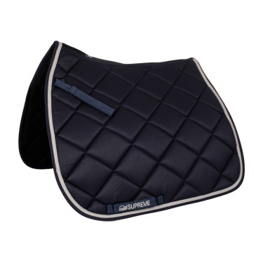 Steppede Dressurschabracke Supreme Bordeaux / Schwarz