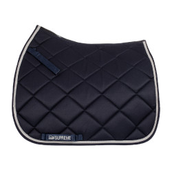 Steppede Dressurschabracke Supreme Marine / Hellgrau Blau