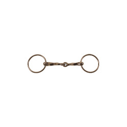Gebiss mit Ringen aus verdrehtem Edelstahl Langsam Umbria Equitazione