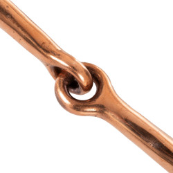 Mors à Branches Plein avec Embouchure en Cuivre Umbria Equitazione