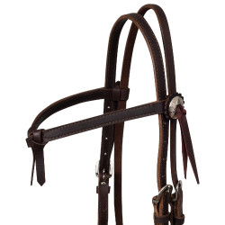 Trensenzaum Lakota Pro mit Lakota-Naht Braun