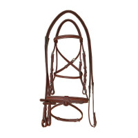 Bridon Supreme mit Kontrastnaht und Supreme Zügel Schwarz Bridon Supreme mit Kontrastnaht und Supreme Zügel Schwarz