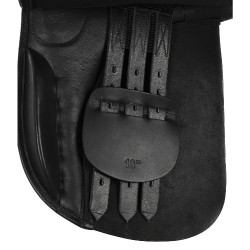 Trekking-Sattel Chetak aus Supreme-Leder Schwarz