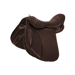 Trekking-Sattel Chetak aus Supreme-Leder Braun