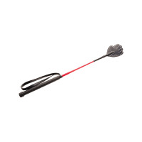 Peitsche mit Handförmigem Griff Umbria Equitazione Rot