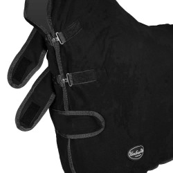 Antipilling-Fleecedecke mit Kragen Yukon+ Umbria Equitazione Schwarz
