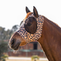 Masque Anti-Mouches en Lycra avec Couvre-Oreilles Pro-Tech Léopard