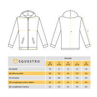 Taillierte Softshell-Jacke mit winddichtem Reißverschluss für Damen Equestro Schwarz