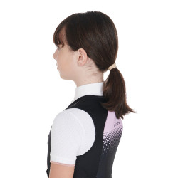 Schutzweste Level 2 für Kinder Equestro Flieder Blau