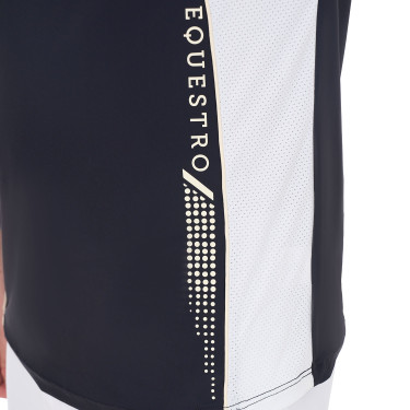 Wettkampf-Poloshirt Herren Kurzarm mit Reißverschluss Equestro Marineblazer / Antikweiß Marineblau Wettkampf-Poloshirt Herren Kurzarm mit Reißverschluss Equestro Marineblazer / Antikweiß Marineblau