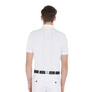 Wettkampf-Poloshirt Herren Kurzarm mit Reißverschluss Equestro Wettkampf-Poloshirt Herren Kurzarm mit Reißverschluss Equestro