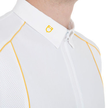 Wettkampf-Poloshirt Herren Kurzarm mit Reißverschluss Equestro Wettkampf-Poloshirt Herren Kurzarm mit Reißverschluss Equestro