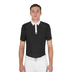 Wettkampf-Poloshirt Herren Kurzarm mit Knöpfen Equestro Wettkampf-Poloshirt Herren Kurzarm mit Knöpfen Equestro