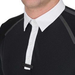Wettkampf-Poloshirt Herren Kurzarm mit Knöpfen Equestro Wettkampf-Poloshirt Herren Kurzarm mit Knöpfen Equestro