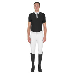 Wettkampf-Poloshirt Herren Kurzarm mit Knöpfen Equestro Wettkampf-Poloshirt Herren Kurzarm mit Knöpfen Equestro