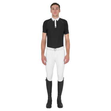 Wettkampf-Poloshirt Herren Kurzarm mit Knöpfen Equestro Wettkampf-Poloshirt Herren Kurzarm mit Knöpfen Equestro