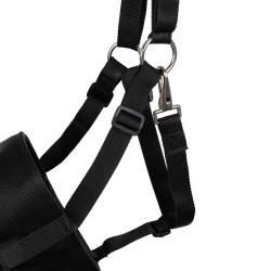 Nasenriemen aus Nylon und Supreme-Gummi Schwarz