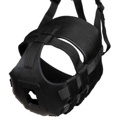 Nasenriemen aus Nylon und Supreme-Gummi Schwarz