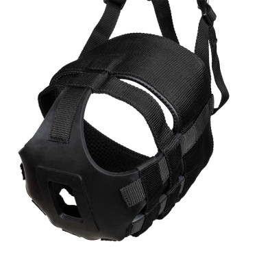 Nasenriemen aus Nylon und Supreme-Gummi Schwarz