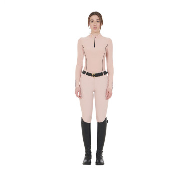 Damen-Trainings-Tech-Poloshirt Langarm Equestro Damen-Trainings-Tech-Poloshirt Langarm Equestro