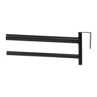 Tragbarer Doppelstangen-Sattelhalter Horze Schwarz