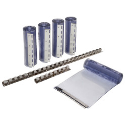 PVC-Lamellenvorhang-Set 30 x 225 cm x 3 mm