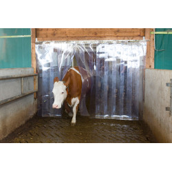 PVC-Lamellenvorhang-Set 30 x 225 cm x 3 mm PVC-Lamellenvorhang-Set 30 x 225 cm x 3 mm