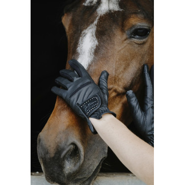 Handschuhe Je t'aime Equithème Strass Handschuhe Je t'aime Equithème Strass