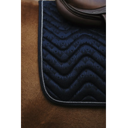 Satteldecke Equithème Brokat Marine Marineblau