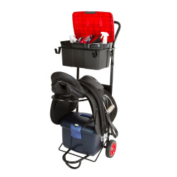 Schwarzer Stallwagen