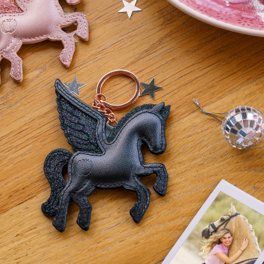 Schlüsselanhänger Imperial Riding Key To My Horse Metallisches Schwarz Schlüsselanhänger Imperial Riding Key To My Horse Metallisches Schwarz