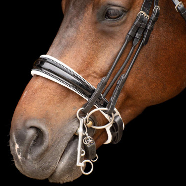 **Kaiserliche Reittrense Olympia** Schwarz / Weiß