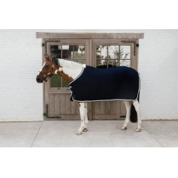 Fleece-Teppich Geflochtenes Seil Kentucky Marine Marineblau Fleece-Teppich Geflochtenes Seil Kentucky Marine Marineblau