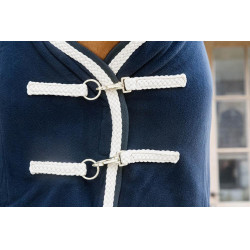Fleece-Teppich Geflochtenes Seil Kentucky Marine Marineblau Fleece-Teppich Geflochtenes Seil Kentucky Marine Marineblau