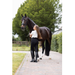 Vollbesatz-Grip-Reithose für alle Jahreszeiten Horze Mira Schwarz