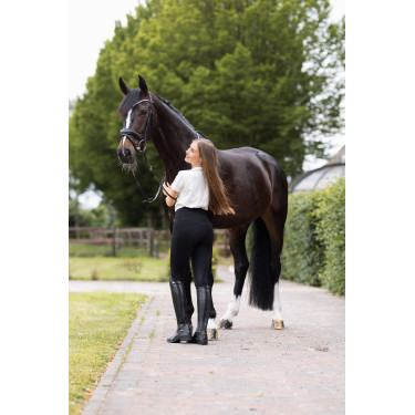 Vollbesatz-Grip-Reithose für alle Jahreszeiten Horze Mira Schwarz