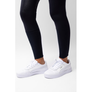 Vollbesatz-Grip-Reithose für alle Jahreszeiten Horze Mira Dunkelmarine Blau