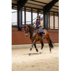 Lange ärmellose wattierte Weste Gem B Vertigo Schwarze Schönheit