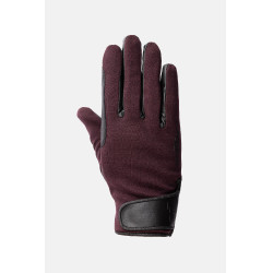 Reithandschuhe für alle Jahreszeiten Young Rider Perla Horze Fudge / Kastanienbraun Bordeaux