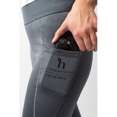 Horze Maia Damen-Reitleggings mit Vollbesatz-Grip und Handytasche Horze Maia Damen-Reitleggings mit Vollbesatz-Grip und Handytasche