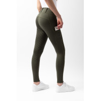 Hochtaillierte Reitleggings Young Rider Aya für Damen Horze Kambada / dunkelgrüner Drache Grün Hochtaillierte Reitleggings Young Rider Aya für Damen Horze Kambada / dunkelgrüner Drache Grün