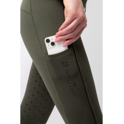 Hochtaillierte Reitleggings Young Rider Aya für Damen Horze Hochtaillierte Reitleggings Young Rider Aya für Damen Horze