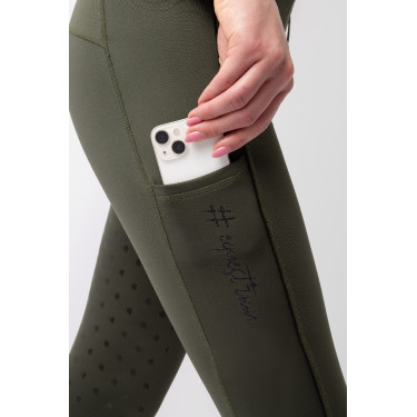 Hochtaillierte Reitleggings Young Rider Aya für Damen Horze Hochtaillierte Reitleggings Young Rider Aya für Damen Horze