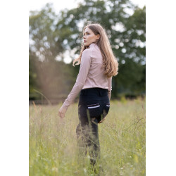 Horze Hochbundreithose Young Rider Alena Damen Schwarze Schönheit