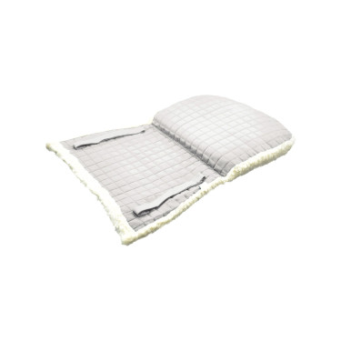 Dämpfer aus Baumwolle und synthetischer Polarwolle Burioni Weiß Wei&amp;szlig;