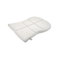 Synthetischer Fleece-Sattelschoner Burioni Weiß Weiß Synthetischer Fleece-Sattelschoner Burioni Weiß Weiß