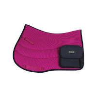 Tapis de selle Ttech+Sympa avec poches Burioni Fuchsia