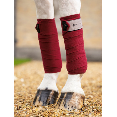 LeMieux Pony Polo Bandagen Glut Bordeaux