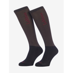 Wettkampfsocken LeMieux 2 Paar Asche Bordeaux Wettkampfsocken LeMieux 2 Paar Asche Bordeaux