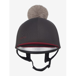 Toque My LeMieux für Helm Asche Bordeaux